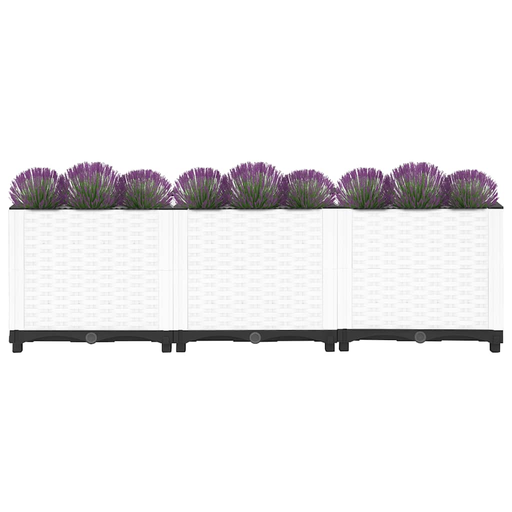 VidaXL Plantenbak 120x40x38 cm polypropeen
