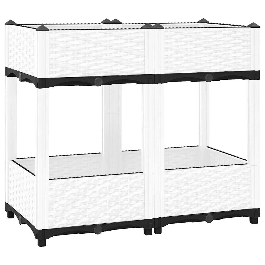 Vidaxl plantenbak 80x40x71 cm polypropeen