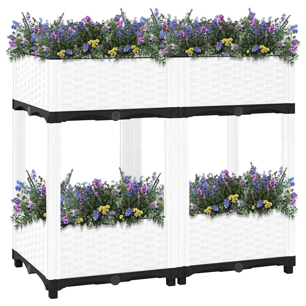 Vidaxl plantenbak 80x40x71 cm polypropeen