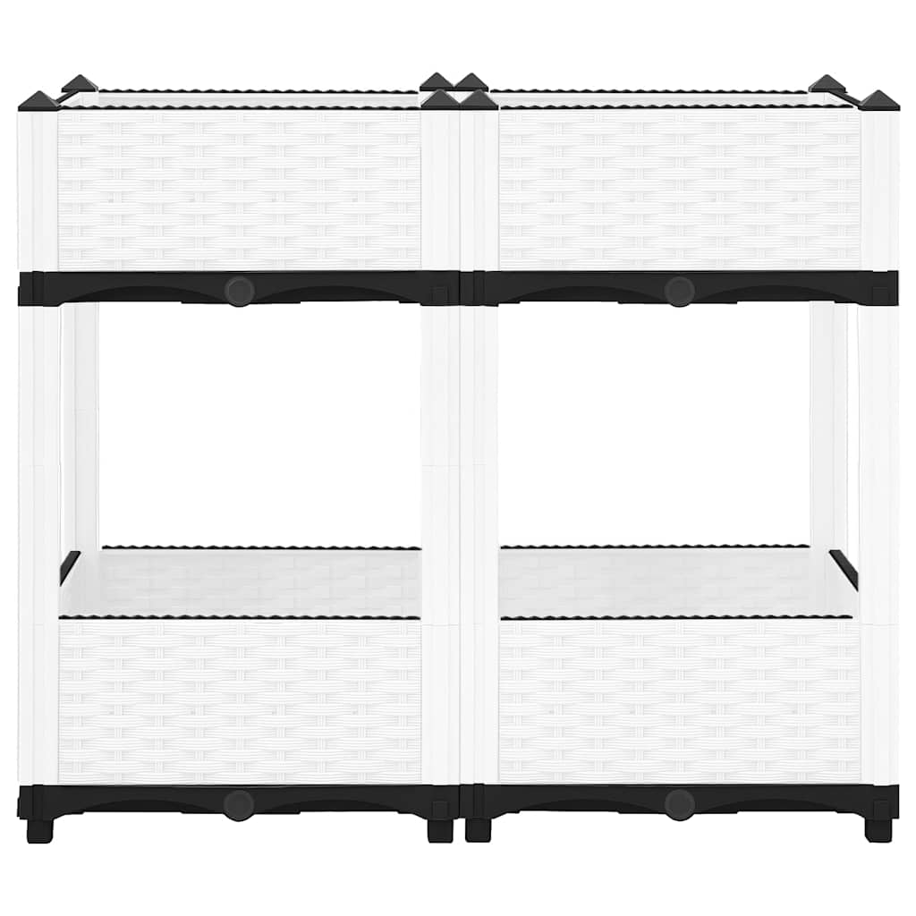 Vidaxl plantenbak 80x40x71 cm polypropeen