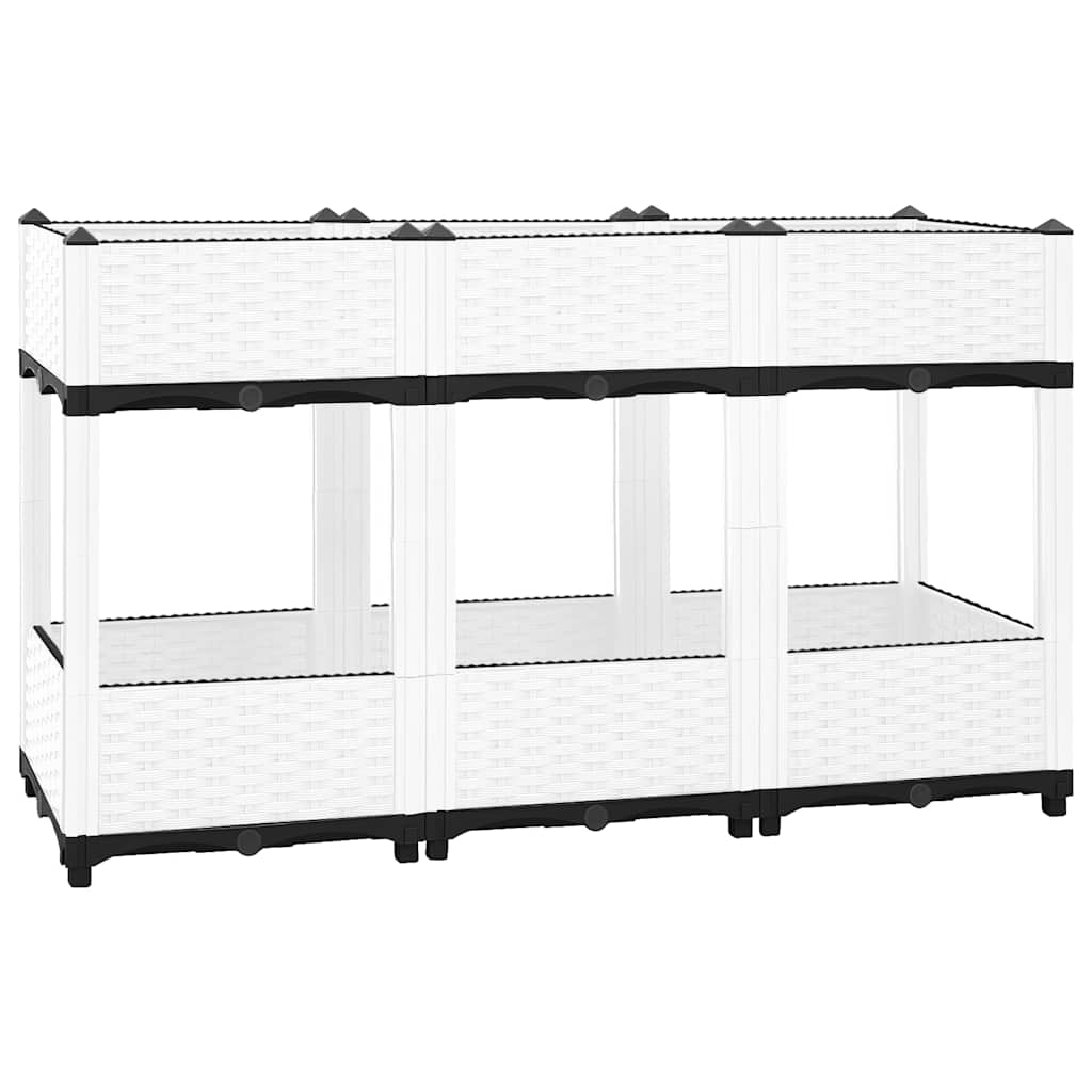 Vidaxl plantenbak 120x40x71 cm polypropeen