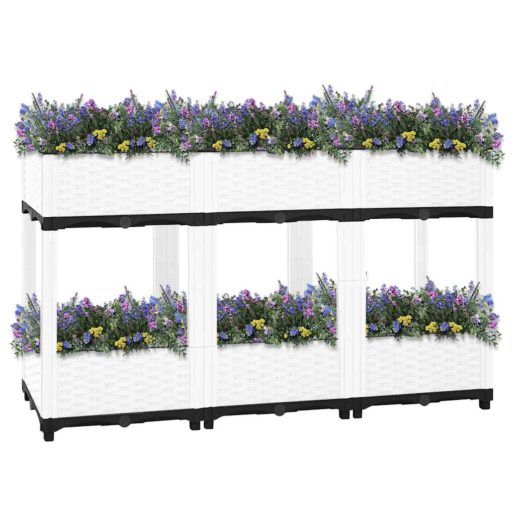 Vidaxl plantenbak 120x40x71 cm polypropeen