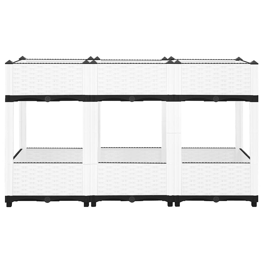Vidaxl plantenbak 120x40x71 cm polypropeen