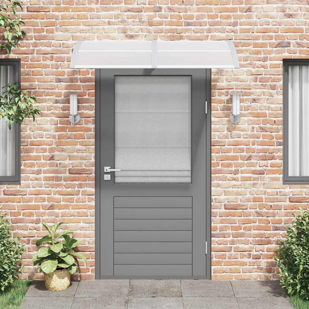 Vidaxl deurluifel 150x100 cm polycarbonaat grijs