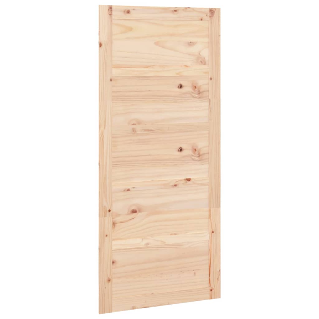VidaXL Schuifdeur 90x1,8x204,5 cm massief groenhout