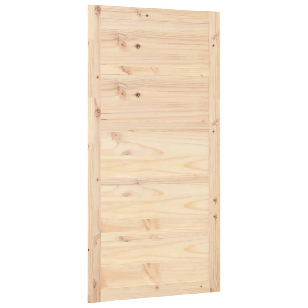 Vidaxl schuifdeur 100x1,8x204,5 cm massief groenhout