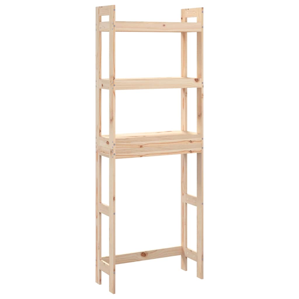 Vidaxl toiletrek 63x26x171 cm massief groenhout