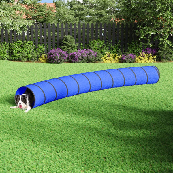 Vidaxl hondentunnel ø 55x500 cm polyester blauw