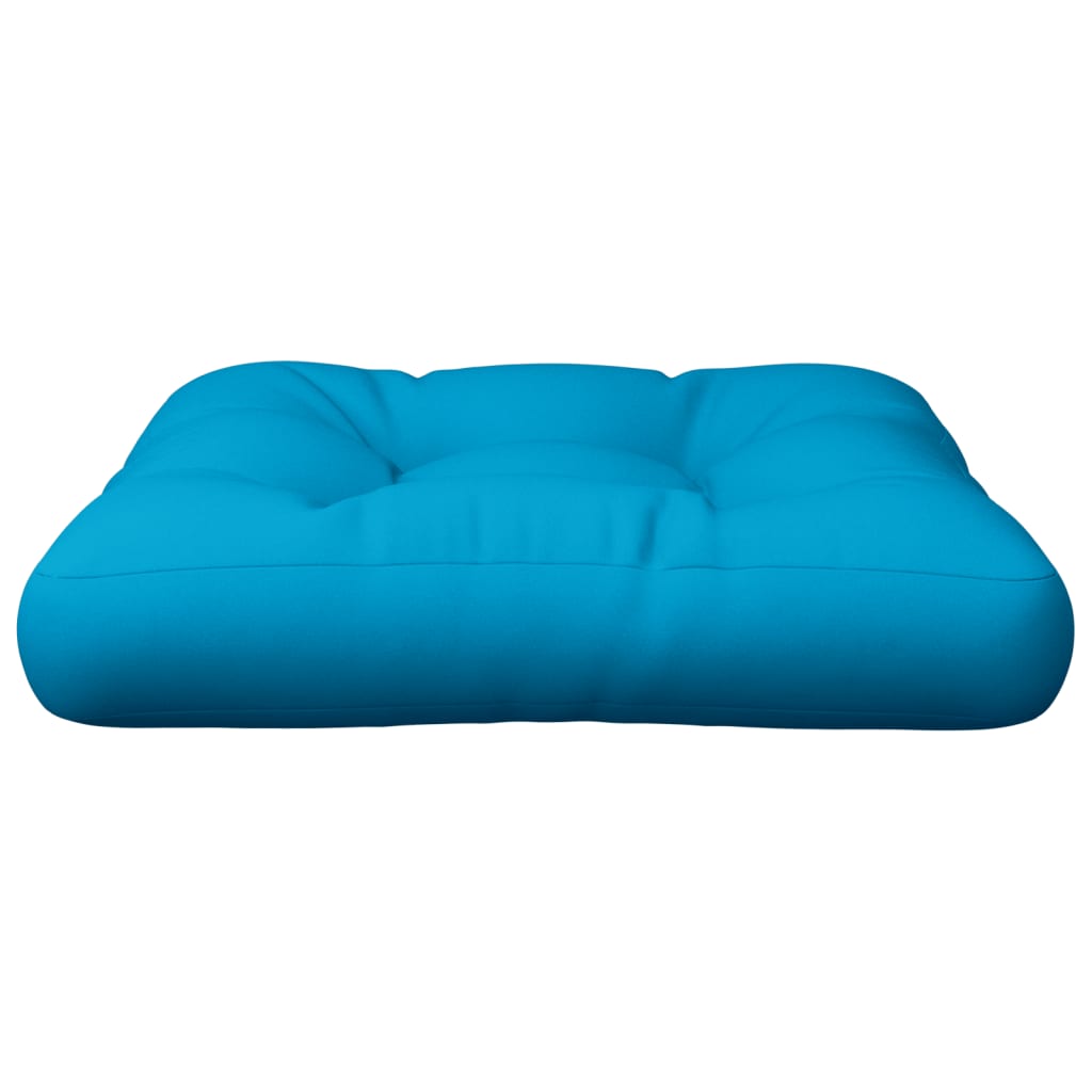 Vidaxl palletkussen 60x60x12 cm stof blauw