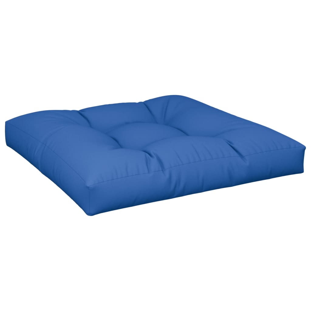 Vidaxl palletkussen 70x70x12 cm stof koningsblauw