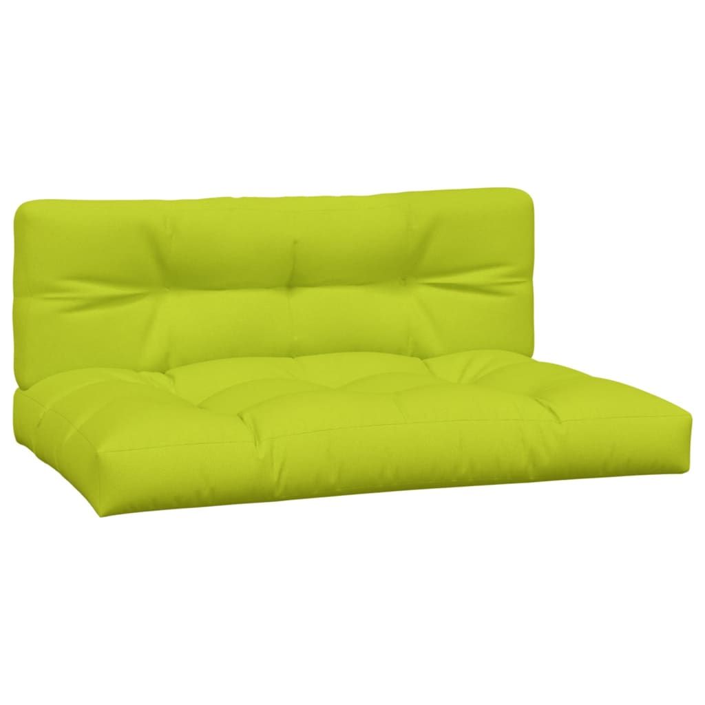 Vidaxl palletkussens 2 st stof felgroen