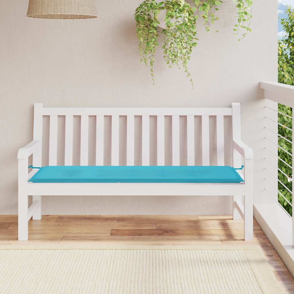 Vidaxl tuinbankkussen 150x50x4 cm oxford stof turkoois