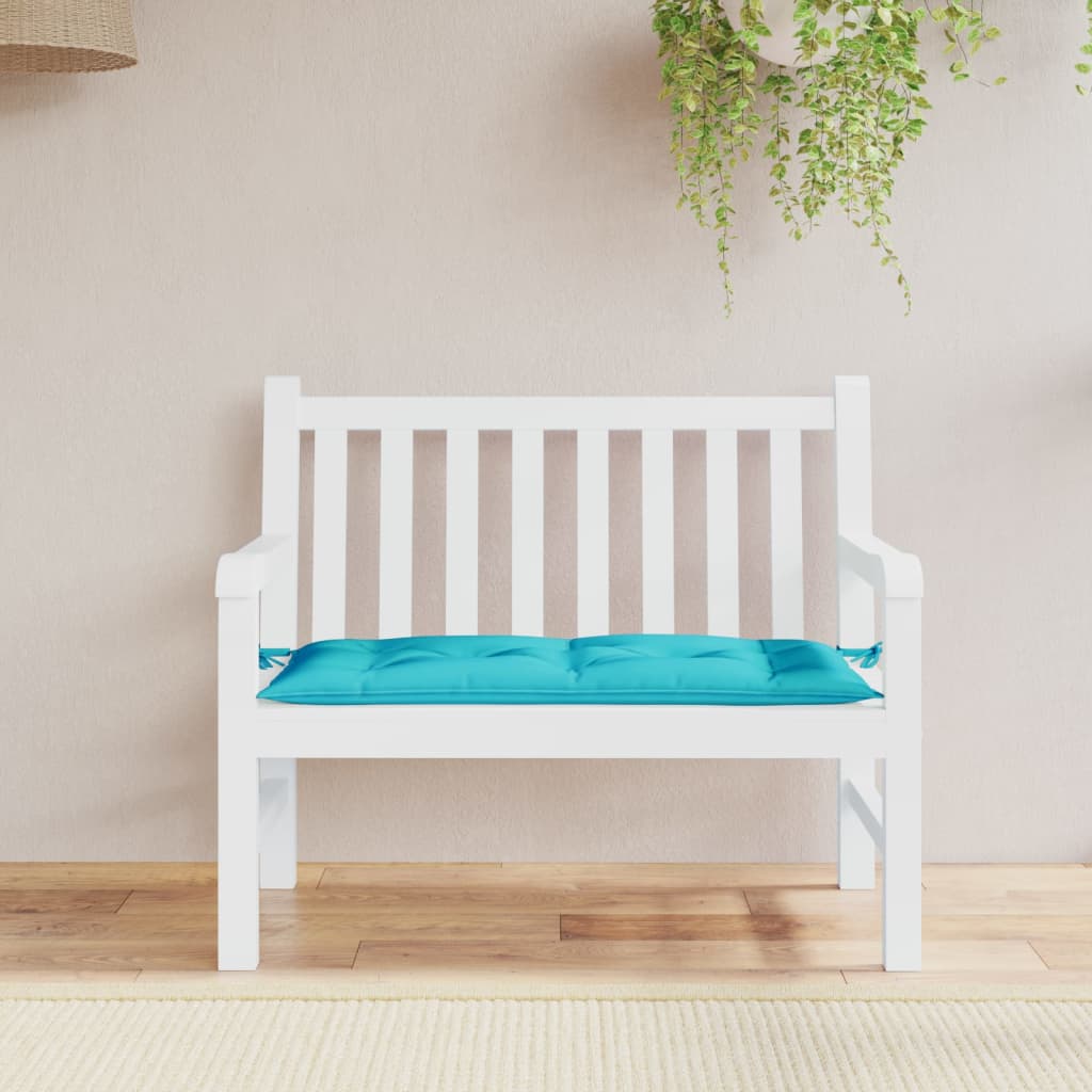 Vidaxl tuinbankkussen 100x50x7 cm oxford stof turkoois