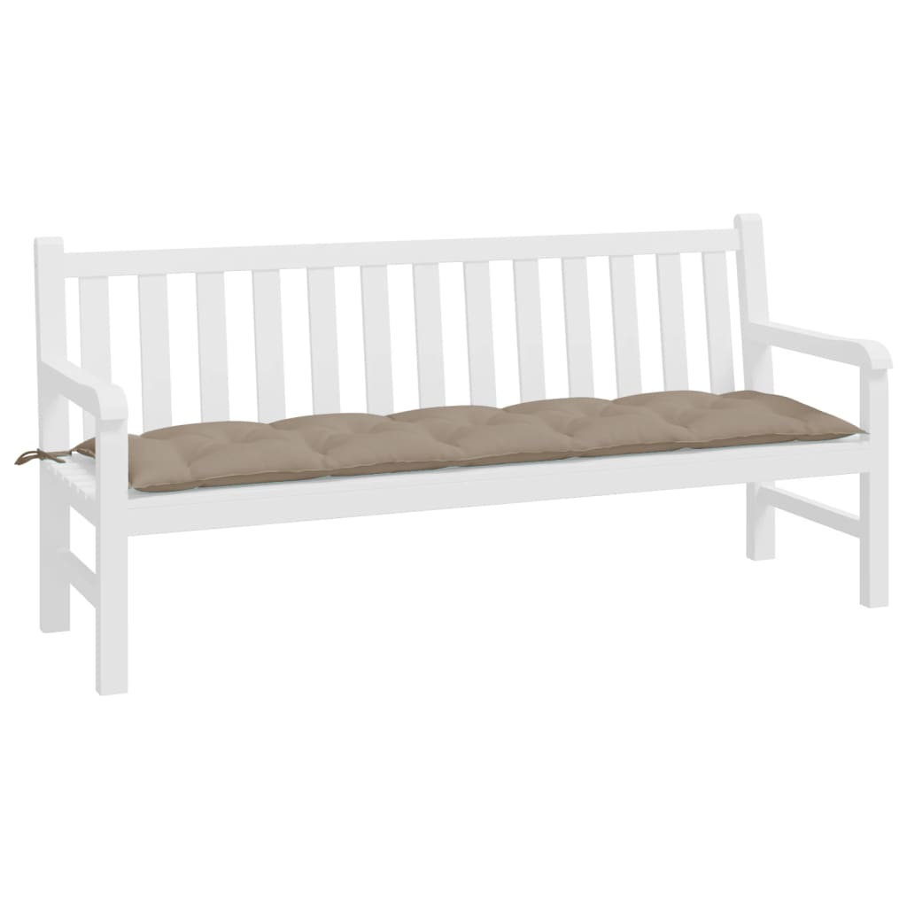 VidaXL Tuinbankkussen 180x50x7 cm oxford stof taupe