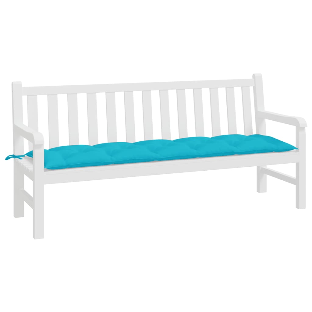Vidaxl tuinbankkussen 180x50x7 cm oxford stof turkoois