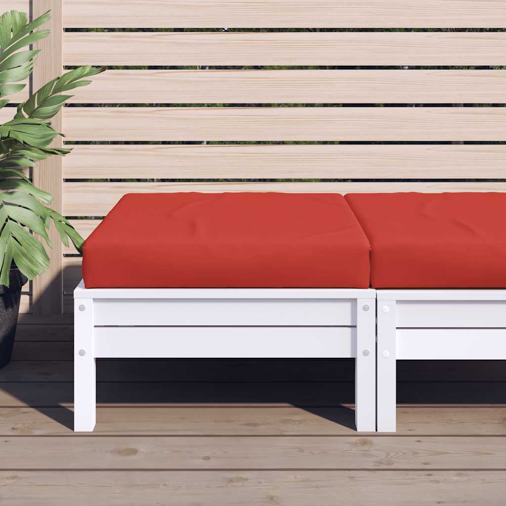 Vidaxl palletkussen 60x60x9,5 cm oxford stof rood