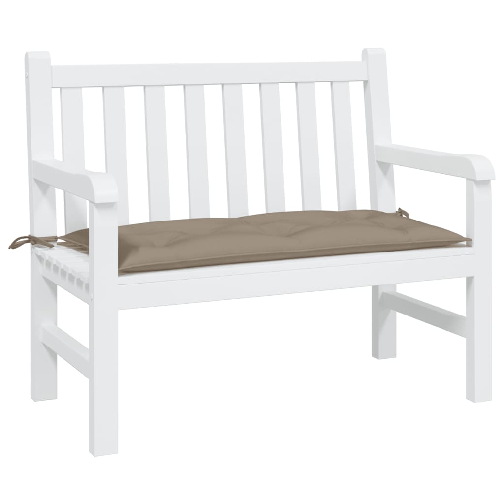 Vidaxl tuinbankkussen 110x50x7 cm oxford stof taupe