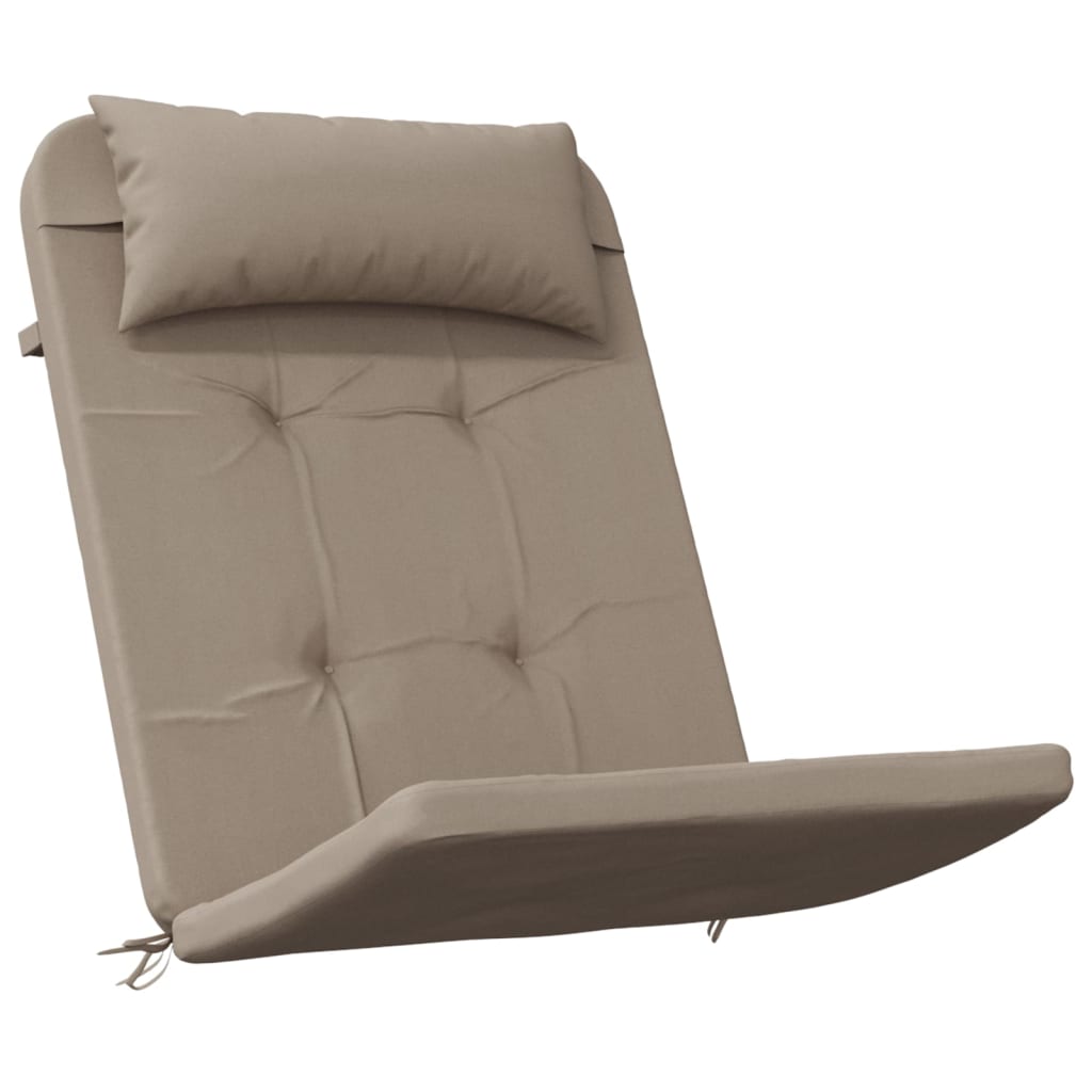 Vidaxl stoelkussens 2 st adirondack oxford stof taupe