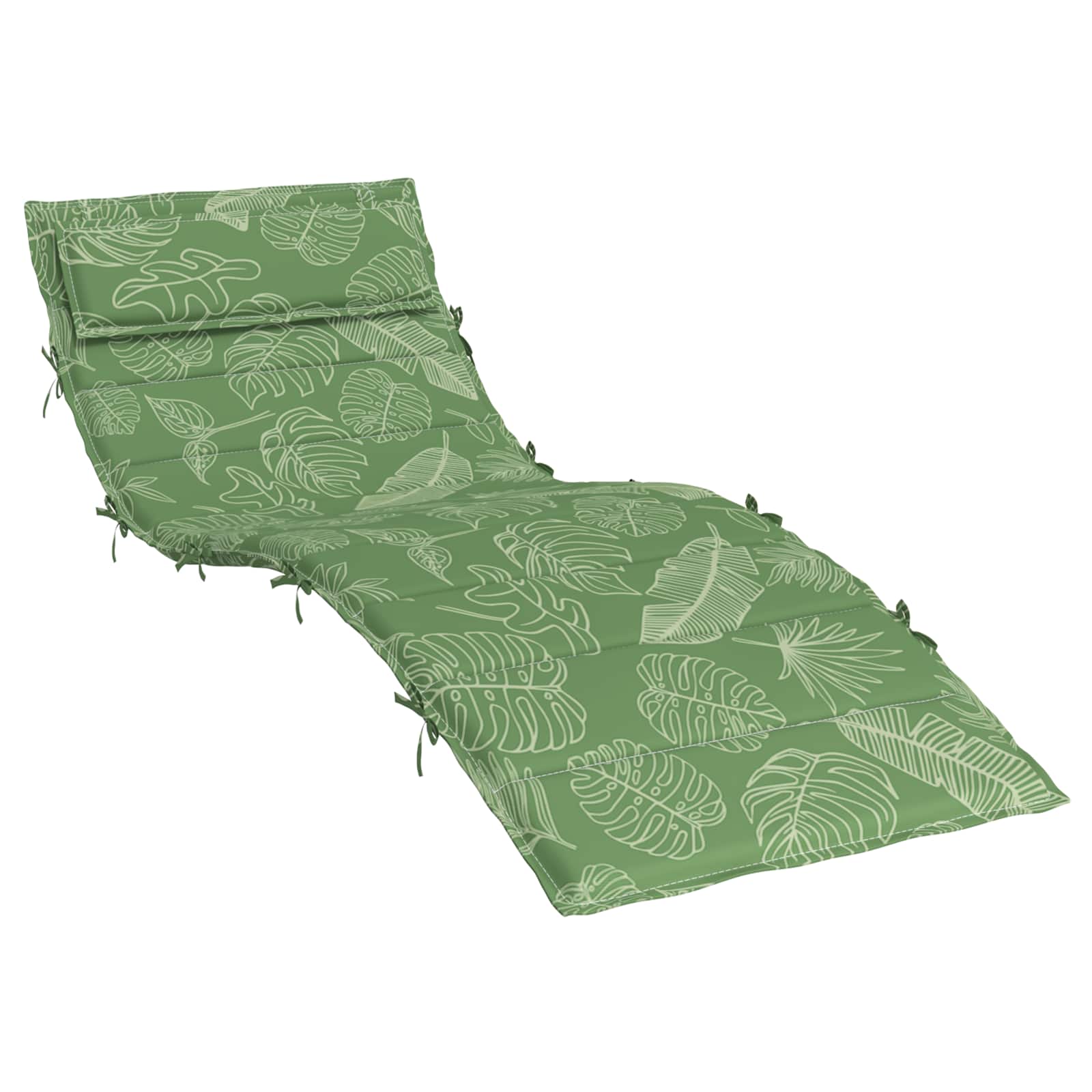 Vidaxl zon loungerkussen groen 178 x 60 x 4 cm oxford stof