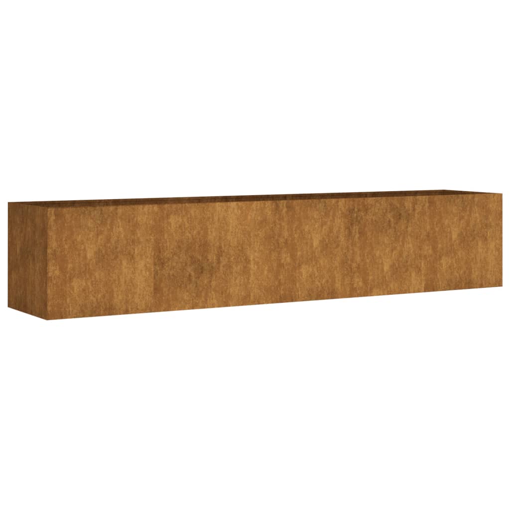 Vidaxl plantenbak 200x40x40 cm cortenstaal