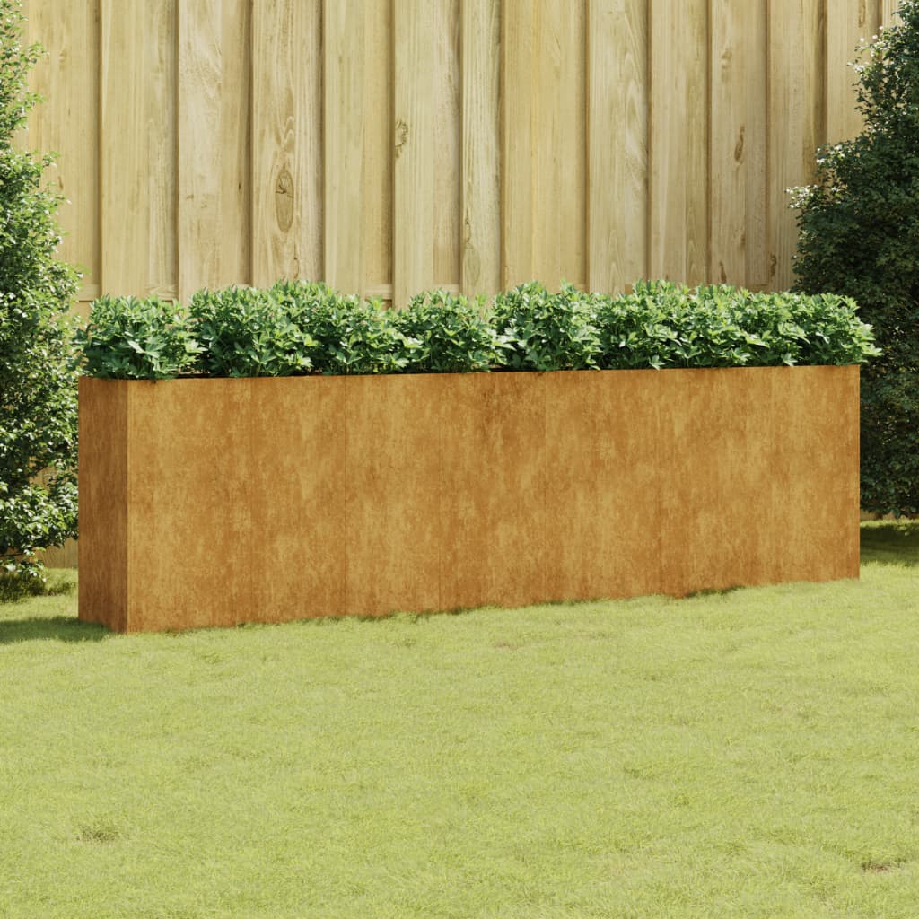 VidaXL Plantenbak 280x40x80 cm cortenstaal