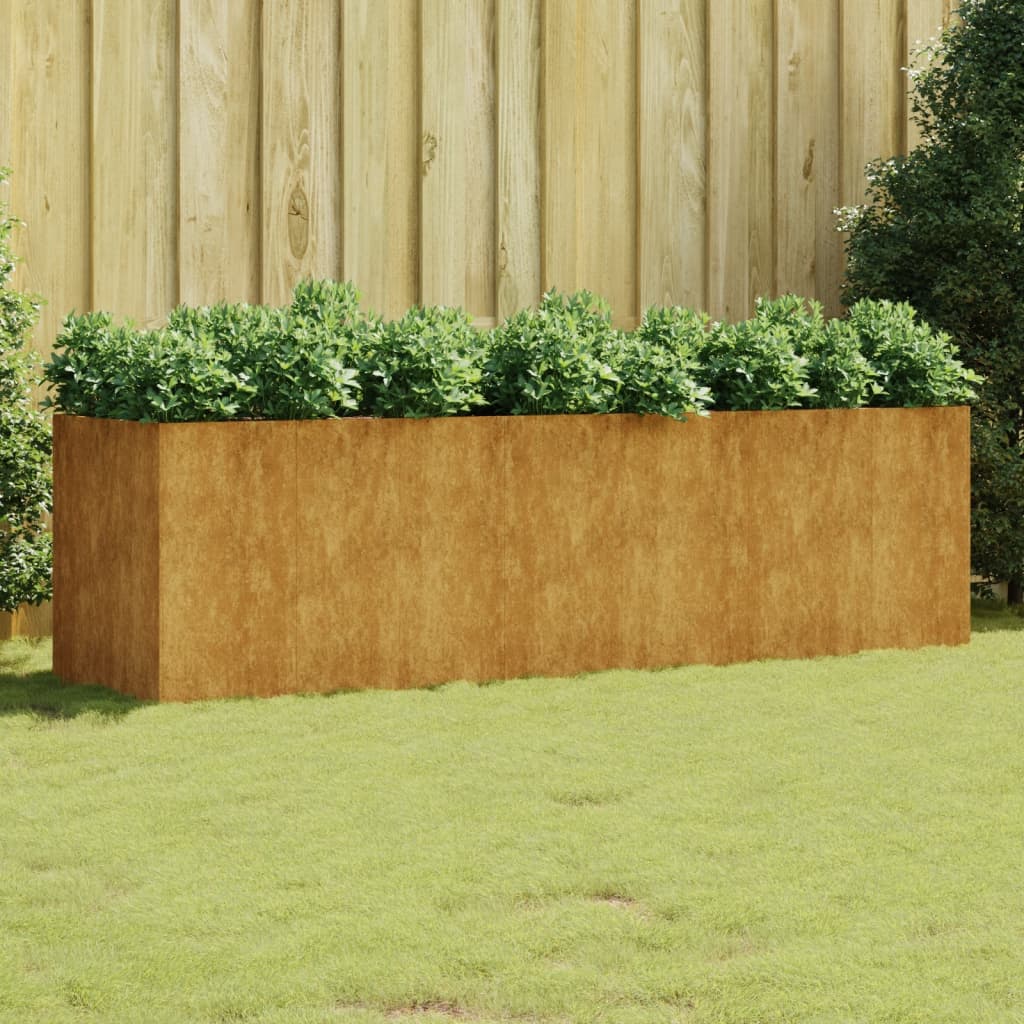 VidaXL Plantenbak 280x80x80 cm cortenstaal