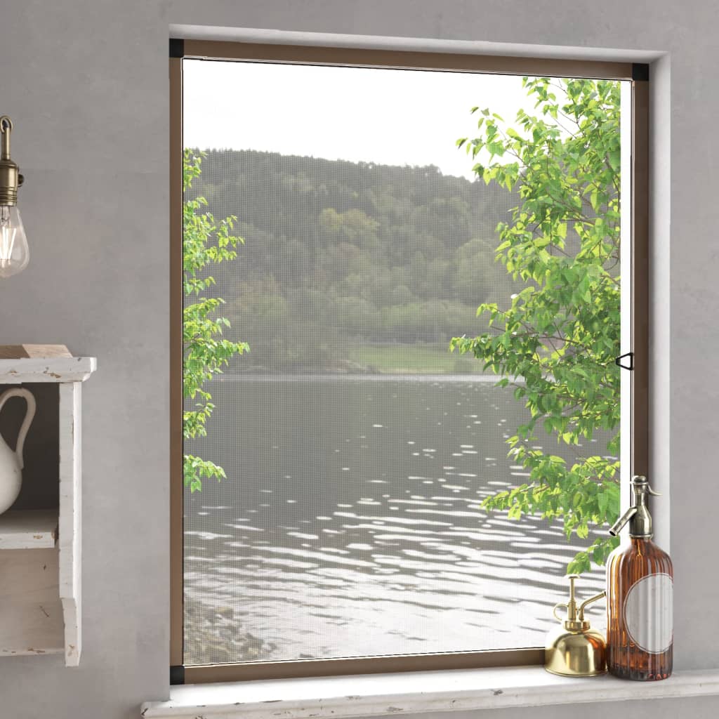 Vidaxl raamhor 100x120 cm bruin