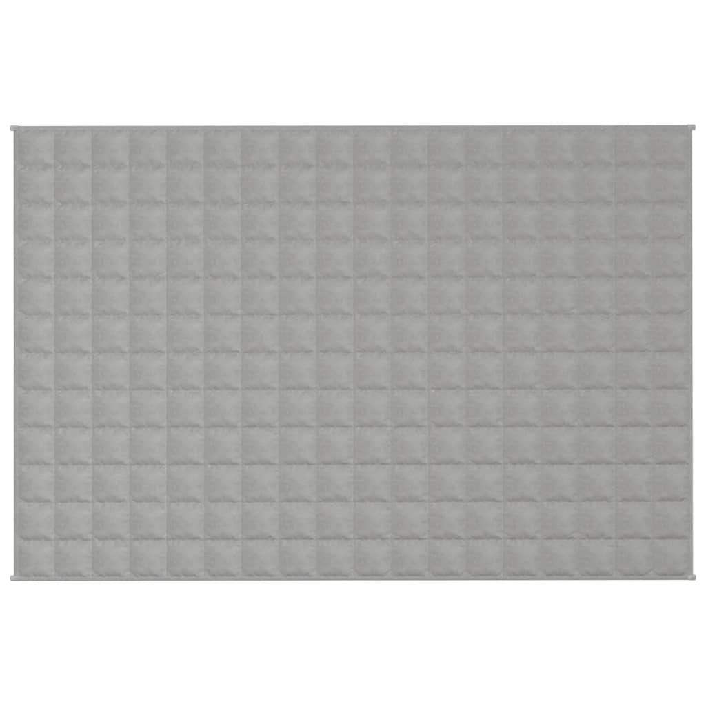 Vidaxl verzweringsdeken 122x183 cm 5 kg stof grijs