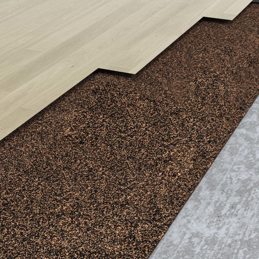 VidaXL Kurkrol 100x500 cm 2 mm rubber