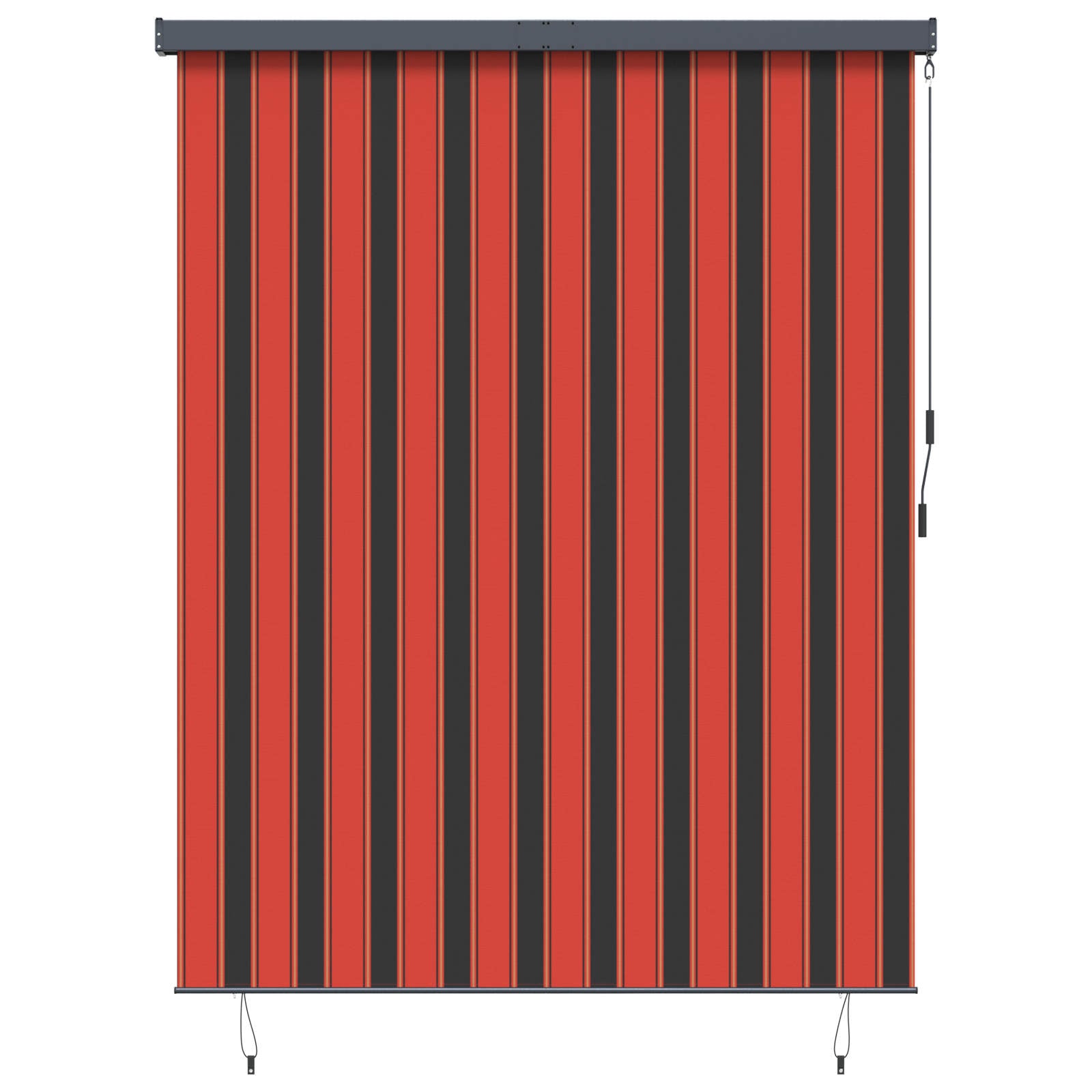 Vidaxl rolgordijn oranje en bruin 200 x 250 cm stof en aluminium