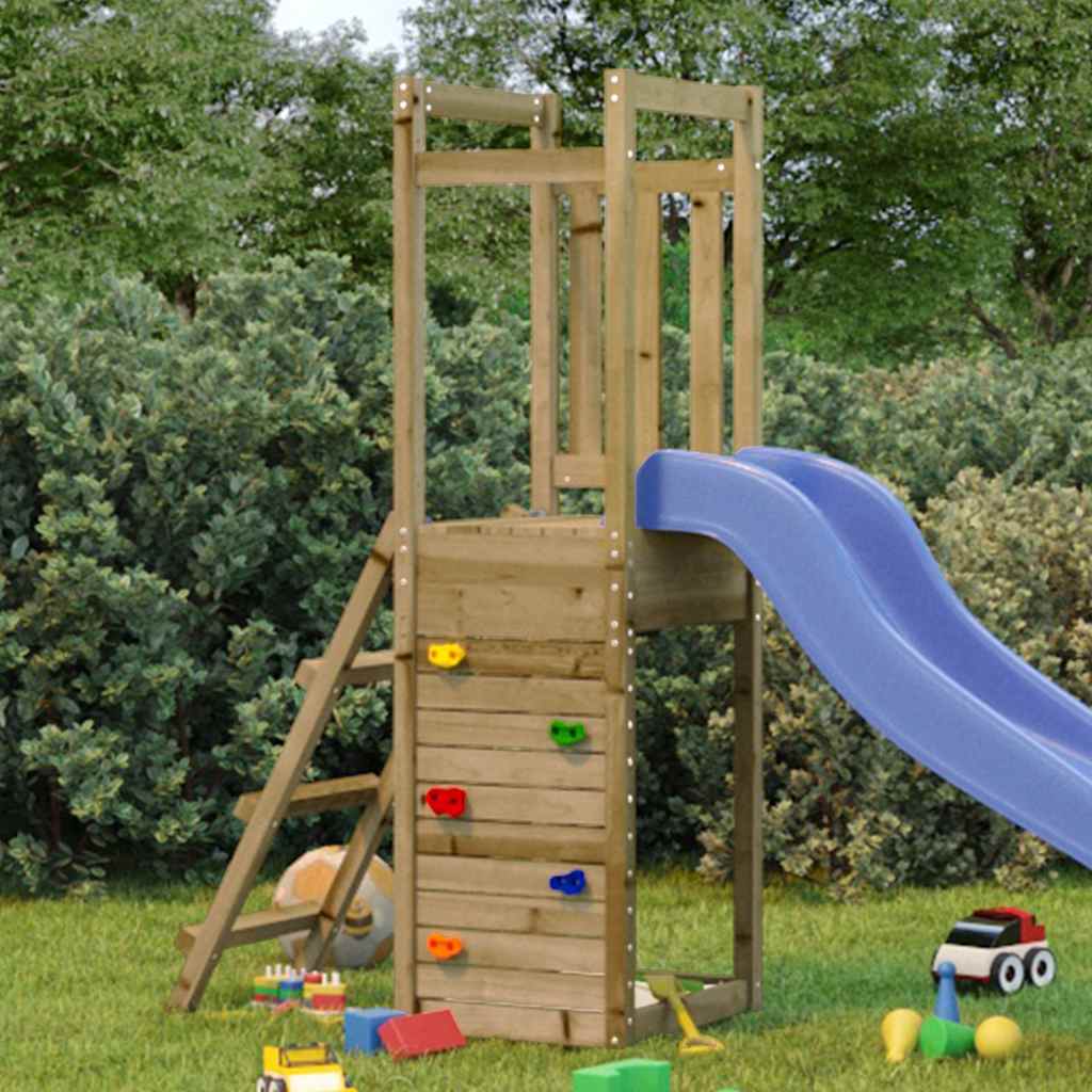Vidaxl speelhuis 53x46,5x169 cm geïmpregneerd groenenhout
