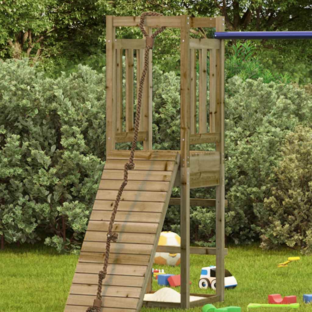 Vidaxl speeltoren 53x46,5x169 cm geïmpregneerd groenenhout