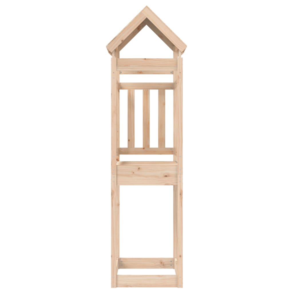 VidaXL Speeltoren 52,5x110,5x214 cm massief groenhout