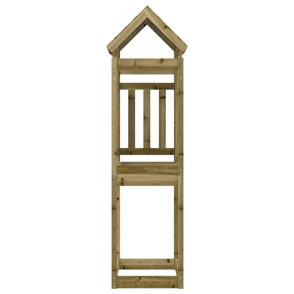 VidaXL Speeltoren 52,5x110,5x214 cm geïmpregneerd groenenhout