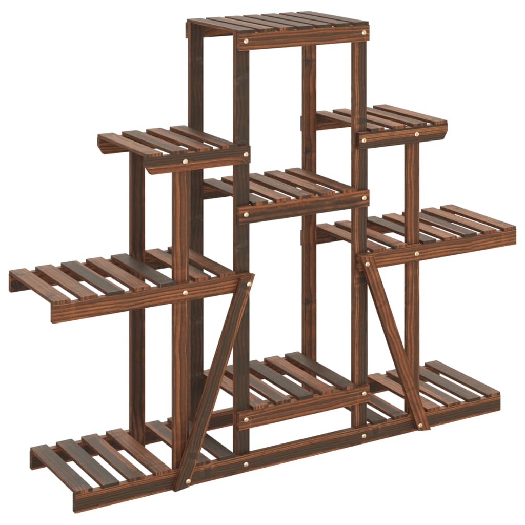 Vidaxl bloemenstandaard 110x25x96 cm massief vuurhout
