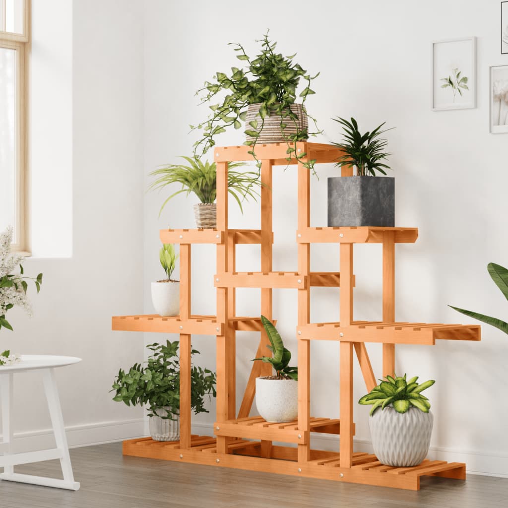 Vidaxl bloemenstandaard 110x25x96 cm massief vuurhout