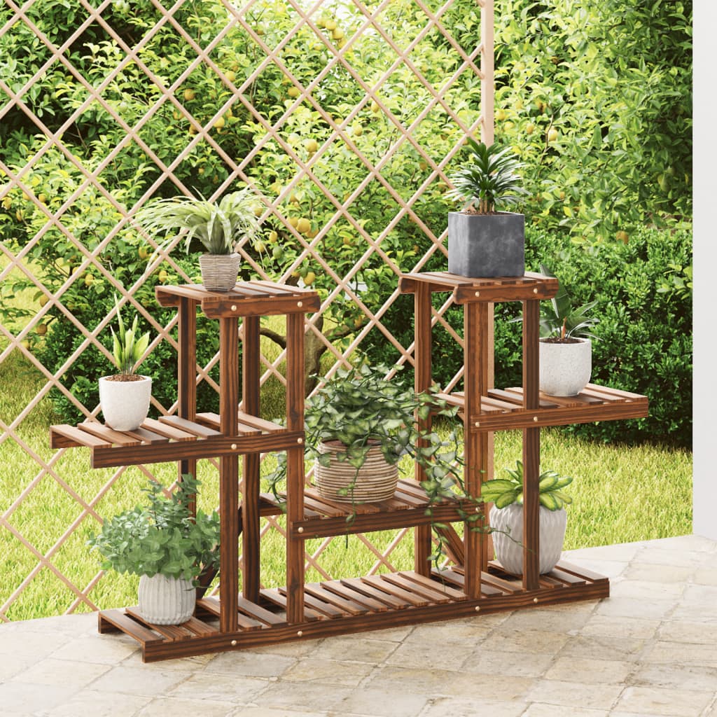Vidaxl plantenstandaard 110x25x73 cm massief vuurhout