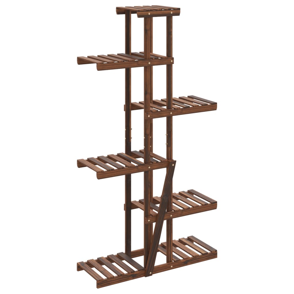 Vidaxl plantenstandaard 75x25x140,5 cm massief vuurhout