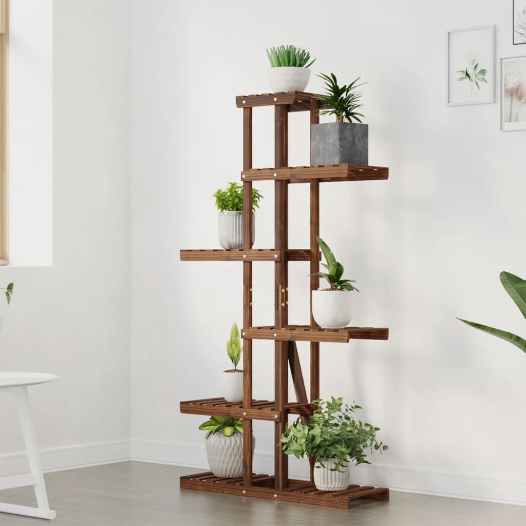 Vidaxl plantenstandaard 75x25x140,5 cm massief vuurhout