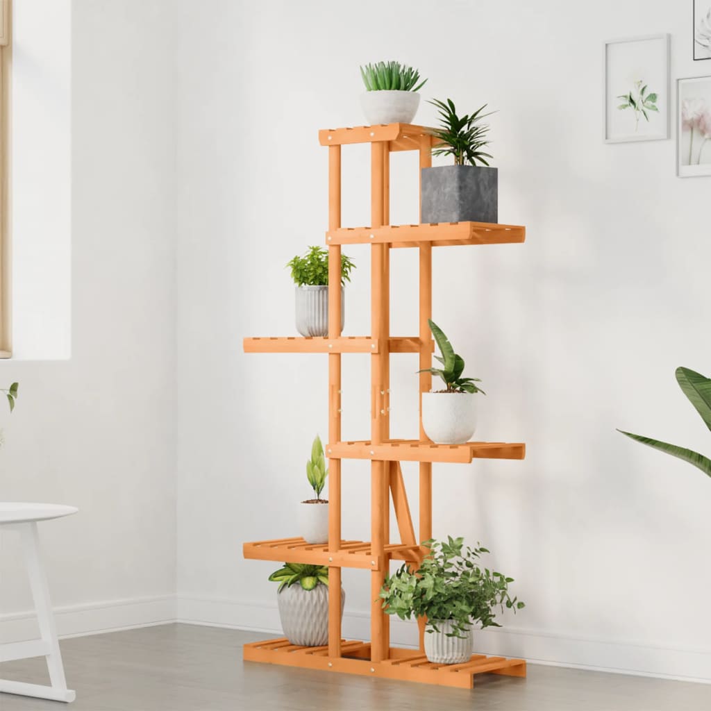 Vidaxl plantenstandaard 75x25x140,5 cm massief vuurhout