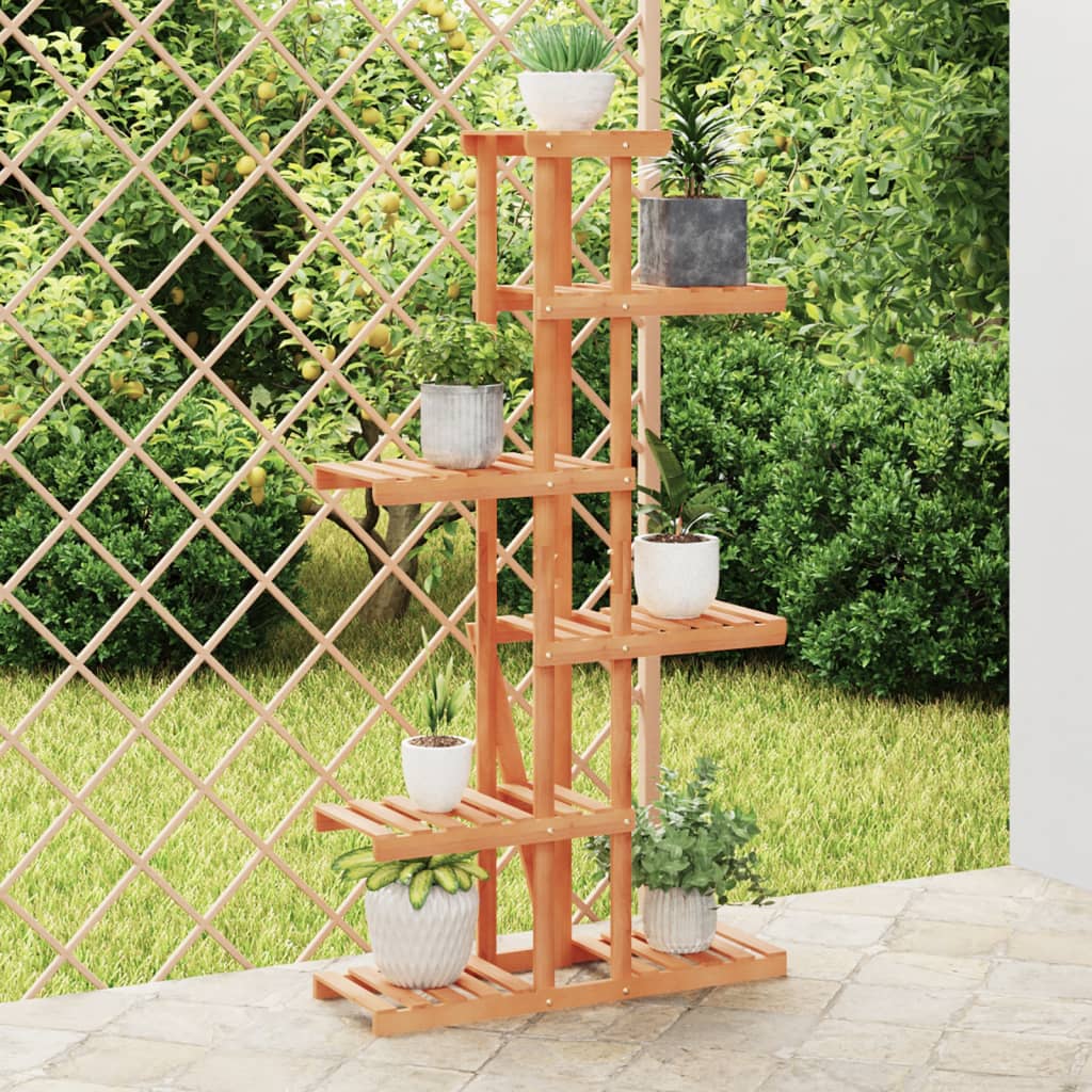 Vidaxl plantenstandaard 75x25x140,5 cm massief vuurhout