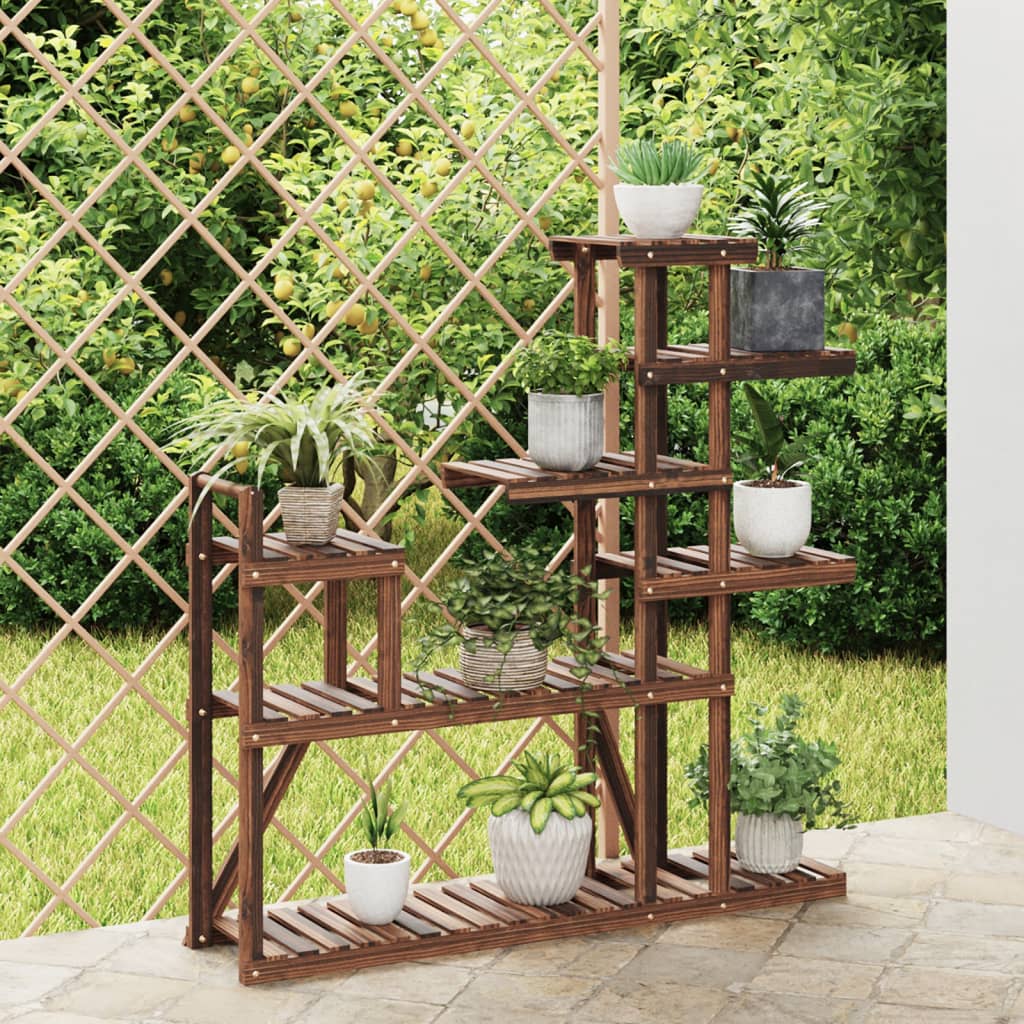 Vidaxl plantenstandaard 110x25x111 cm massief vuurhout