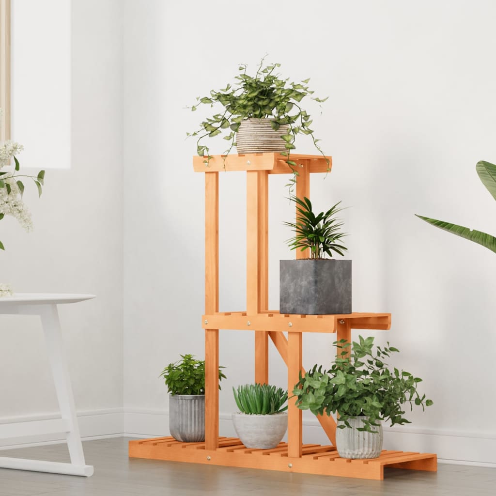 Vidaxl plantenstandaard 81x25x75,5 cm massief vuurhout