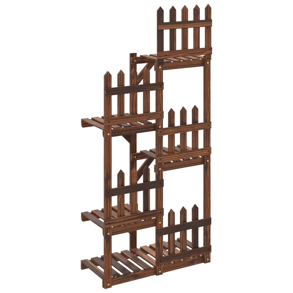 Vidaxl plantenstandaard 60x25x130 cm massief vuurhout