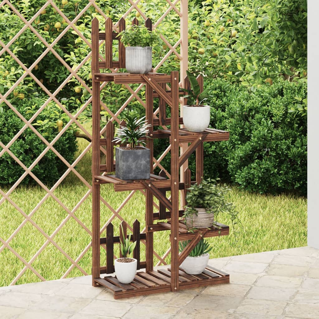 Vidaxl plantenstandaard 60x25x130 cm massief vuurhout