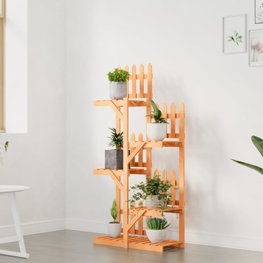 Vidaxl plantenstandaard 60x25x130 cm massief vuurhout