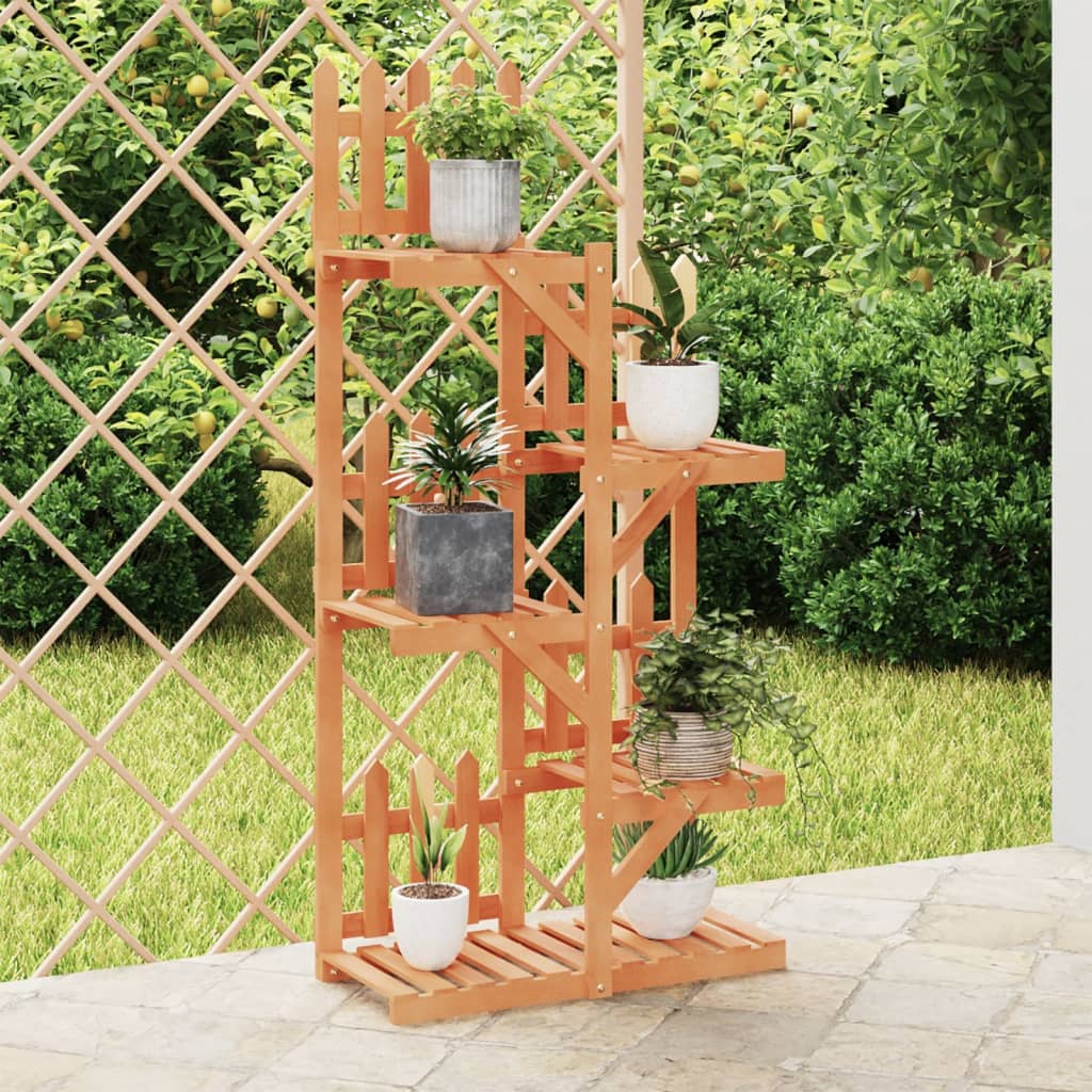 Vidaxl plantenstandaard 60x25x130 cm massief vuurhout