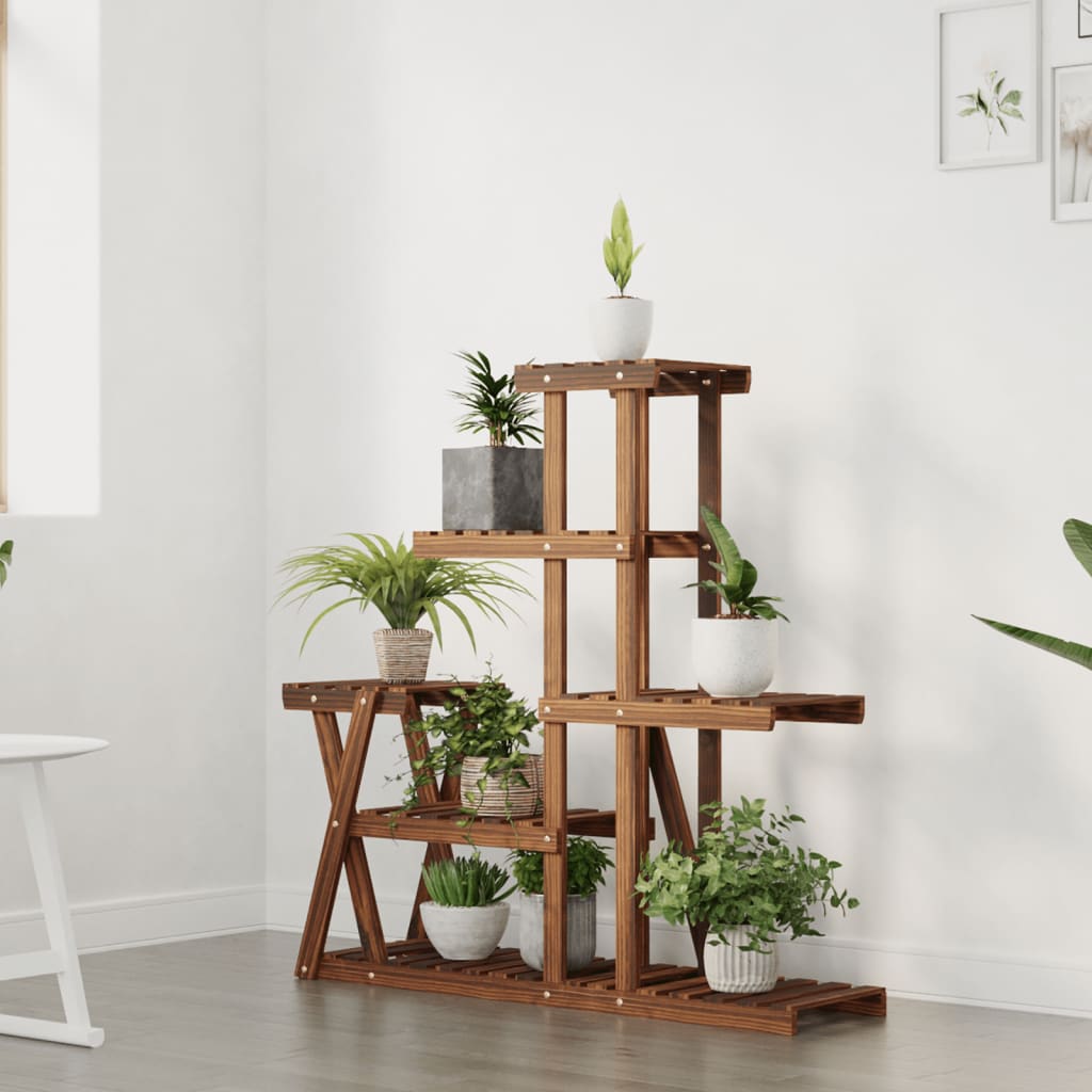 Vidaxl plantenstandaard 95x25x96 cm massief vuurhout