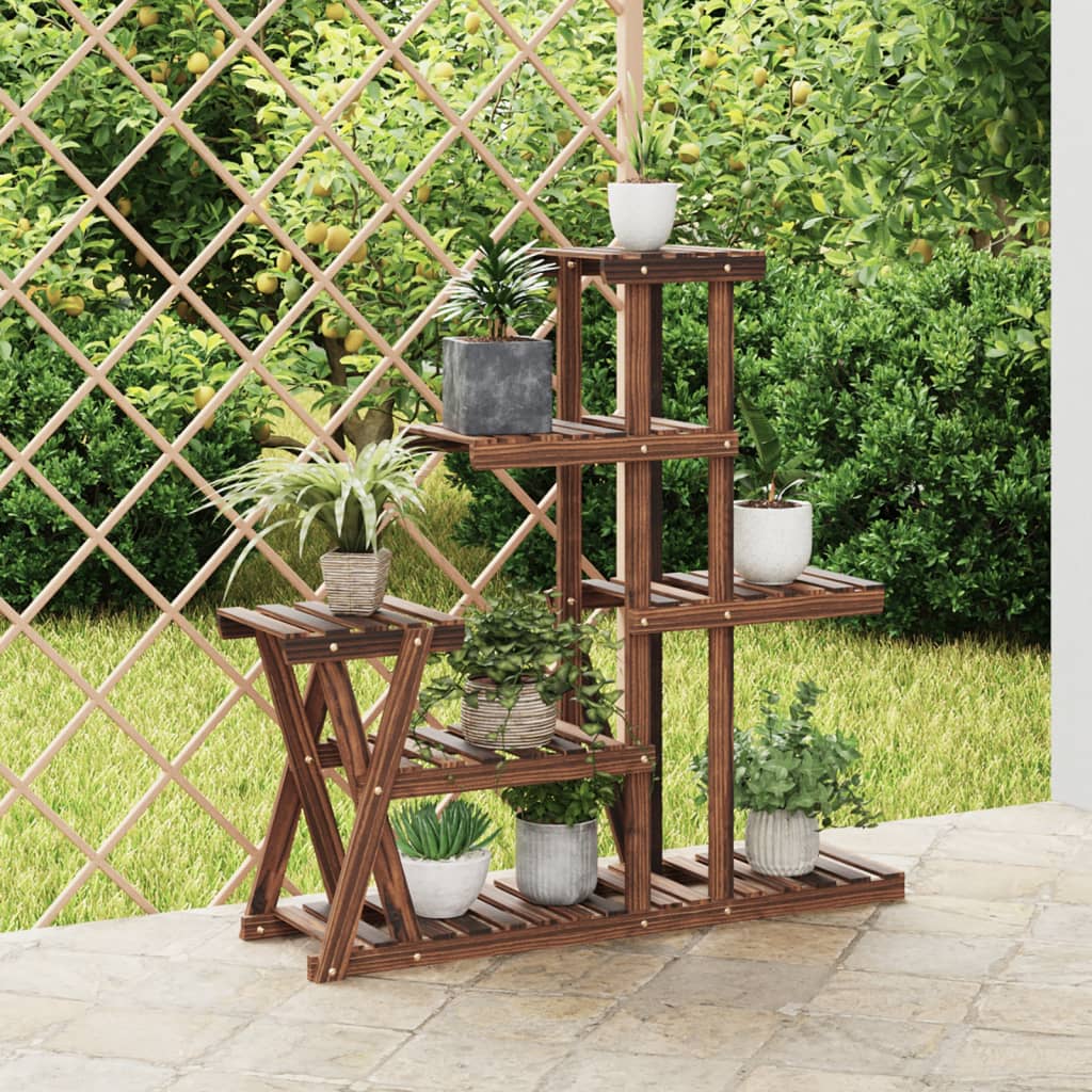 Vidaxl plantenstandaard 95x25x96 cm massief vuurhout
