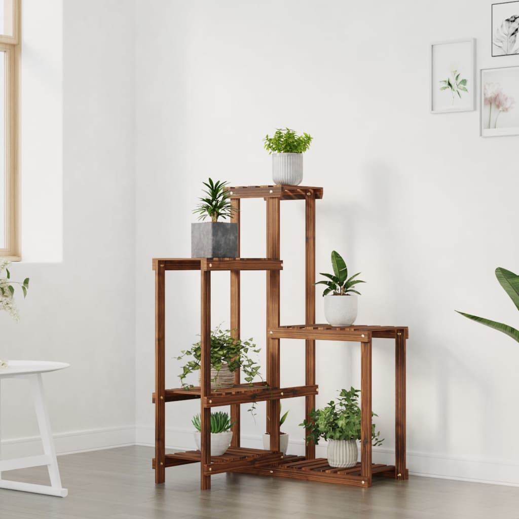 VidaXL Plantenstandaard 62,5x61,5x101,5 cm massief vuurhout